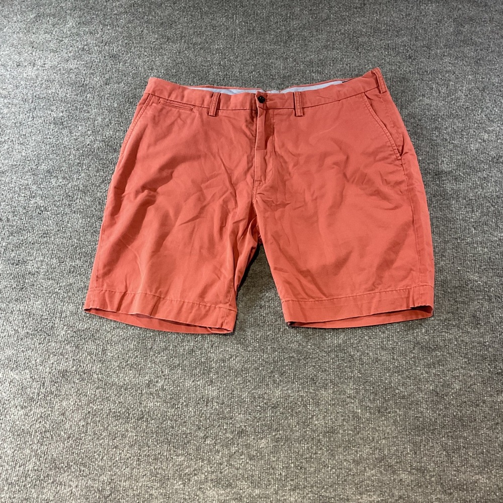 Polo Ralph Lauren Mens 38 Stretch Classic Fit Chino Shorts Salmon Pink Coral